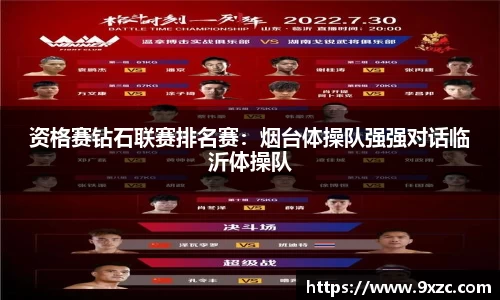 资格赛钻石联赛排名赛：烟台体操队强强对话临沂体操队